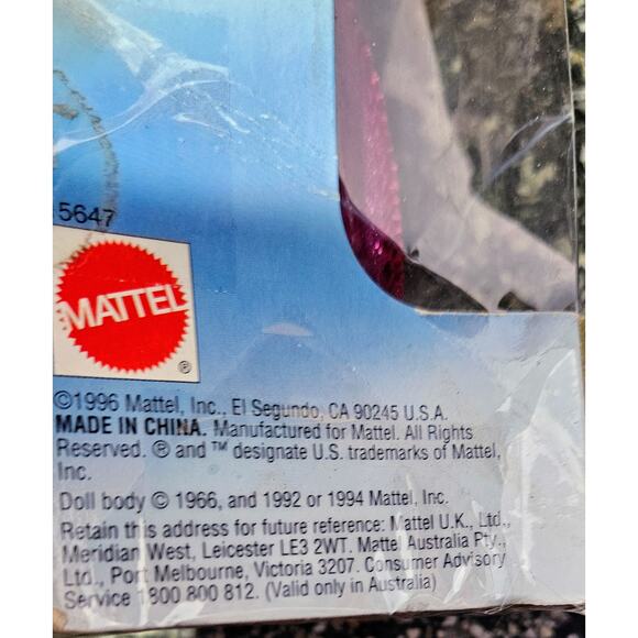 1996 Holiday Barbie Special Edition African American Mattel #15647 NEW IN BOX - Picture 3 of 8